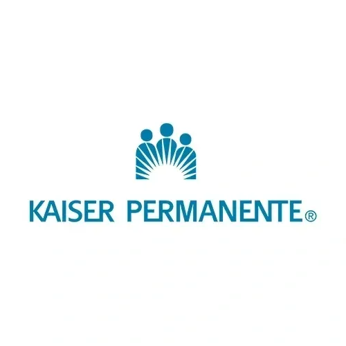 Kaiser Permanente logo with stylized figures.