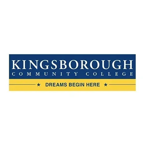 Kingsborough Community College logo and motto.