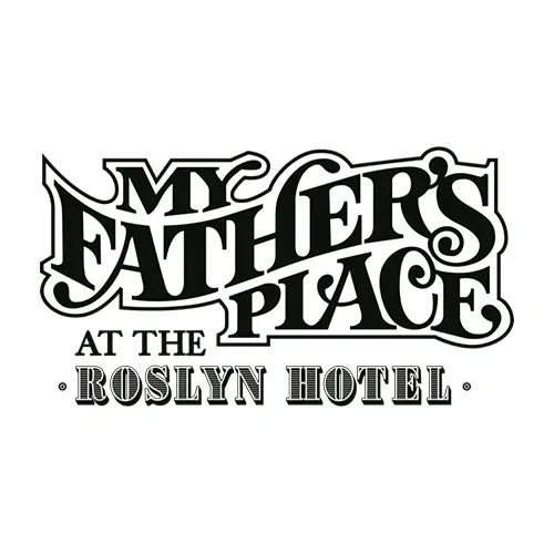 My Father's Place logo, Roslyn Hotel.