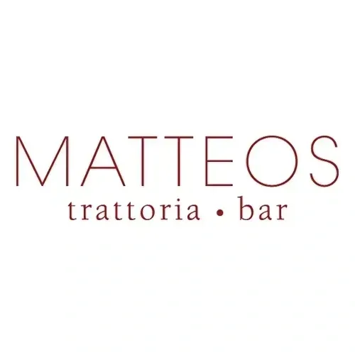 Matteo's Trattoria and Bar logo design.